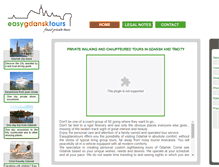 Tablet Screenshot of easygdansktours.com